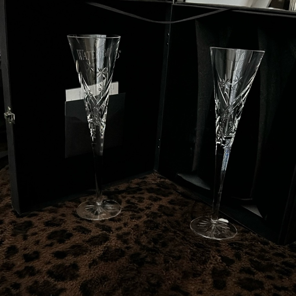 Waterford Achievements Crystal Flutes from the Waterford Wishes Collection